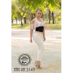 Ropa-Mujer _Jeans Colombiano Levanta Cola Beige _Jhonier