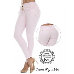 Ropa-Mujer _Jeans Push Up Rosa _Jhonier