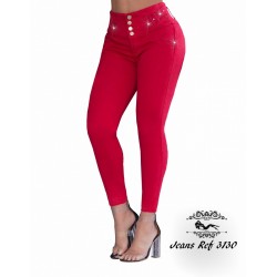 Ropa-Mujer _Jeans Levanta Cola Rojo _Jhonier